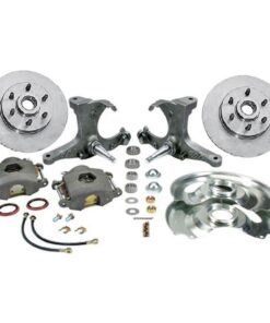 Classic Performance Products Front Disc Brake Kit With OE Style 2-1/2" Drop Spindles For 6x5.5 Lug Pattern Chevrolet C10 1963-1970