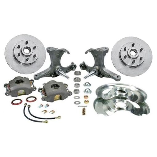 Classic Performance Products Front Disc Brake Kit With OE Style 2-1/2" Drop Spindles For 6x5.5 Lug Pattern Chevrolet C10 1963-1970