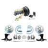 CJ Classics Truck Power Disc Brake Conversion Kit 6-Lug Black 9 Booster Chevrolet C10 1963-1966