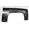 Fender Stamped Steel Front Passenger Side Chevrolet/GMC Truck 1981-1987