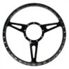 Steering Wheel Black Forest 14 6-Bolt Black Spokes